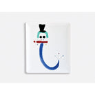 Bernardaud Rectangular tray 8.5" x 7.5", Limoges porcelain, Joan Miró collection, on a white background