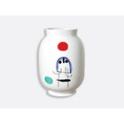 Bernardaud Toscan vase 33,5 cm, Limoges porcelain, Joan Miró collection, on a white background