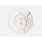 Bernardaud Gift box set of 12 dinner plates (serie 1 et serie 2), Limoges porcelain, Kintsugi - Sarkis collection, detail view