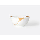 Bernardaud Noodle bowl 17 oz, Limoges porcelain, Kintsugi - Sarkis collection, on a white background