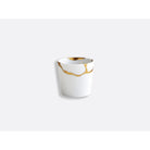 Bernardaud Sugar bowl 2 oz, Limoges porcelain, Kintsugi - Sarkis collection, on a white background
