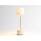 Bernardaud Sol, Limoges porcelain, LED Lamp collection, on a white background