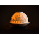 Bernardaud Churches of Paris Led, Limoges porcelain, LED Votivelights collection, detail view
