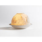 Bernardaud Churches of Paris Led, Limoges porcelain, LED Votivelights collection, on a white background