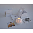 Bernardaud Daisies Led, Limoges porcelain, LED Votivelights collection, detail view