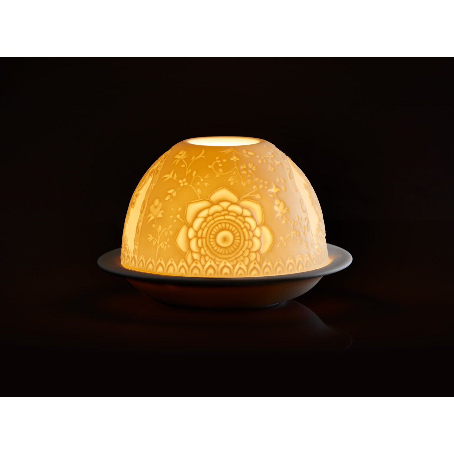 Bernardaud Lakshmi Led, Limoges porcelain, LED Votivelights collection, detail view