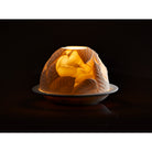 Bernardaud Magnolia blossoms Led, Limoges porcelain, LED Votivelights collection, detail view