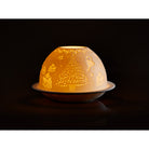 Bernardaud Noël Led, Limoges porcelain, LED Votivelights collection, detail view