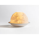 Bernardaud Paris monuments Led, Limoges porcelain, LED Votivelights collection, on a white background