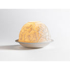 Bernardaud Sweet Peas Led, Limoges porcelain, LED Votivelights collection, on a white background