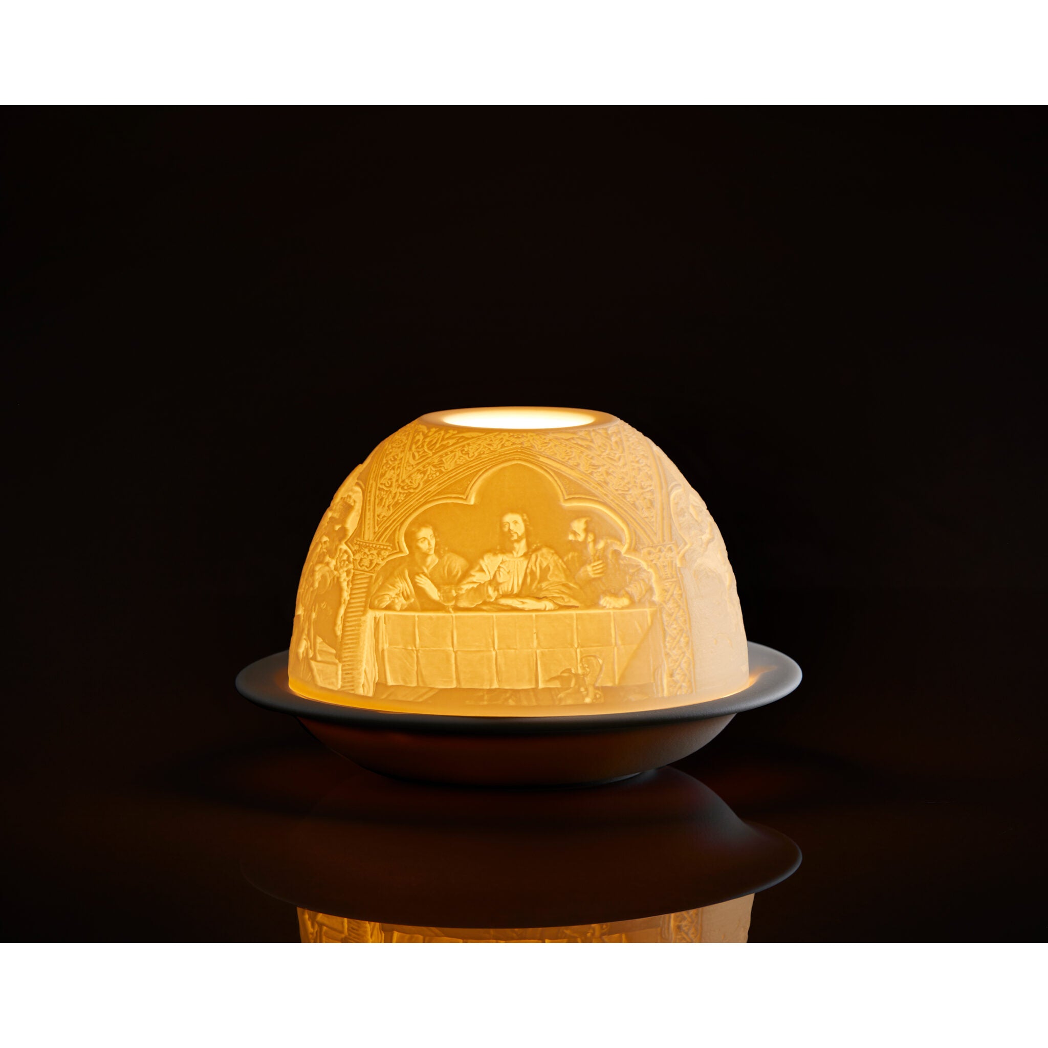 Bernardaud The life of Jesus Led, Limoges porcelain, LED Votivelights collection, detail view