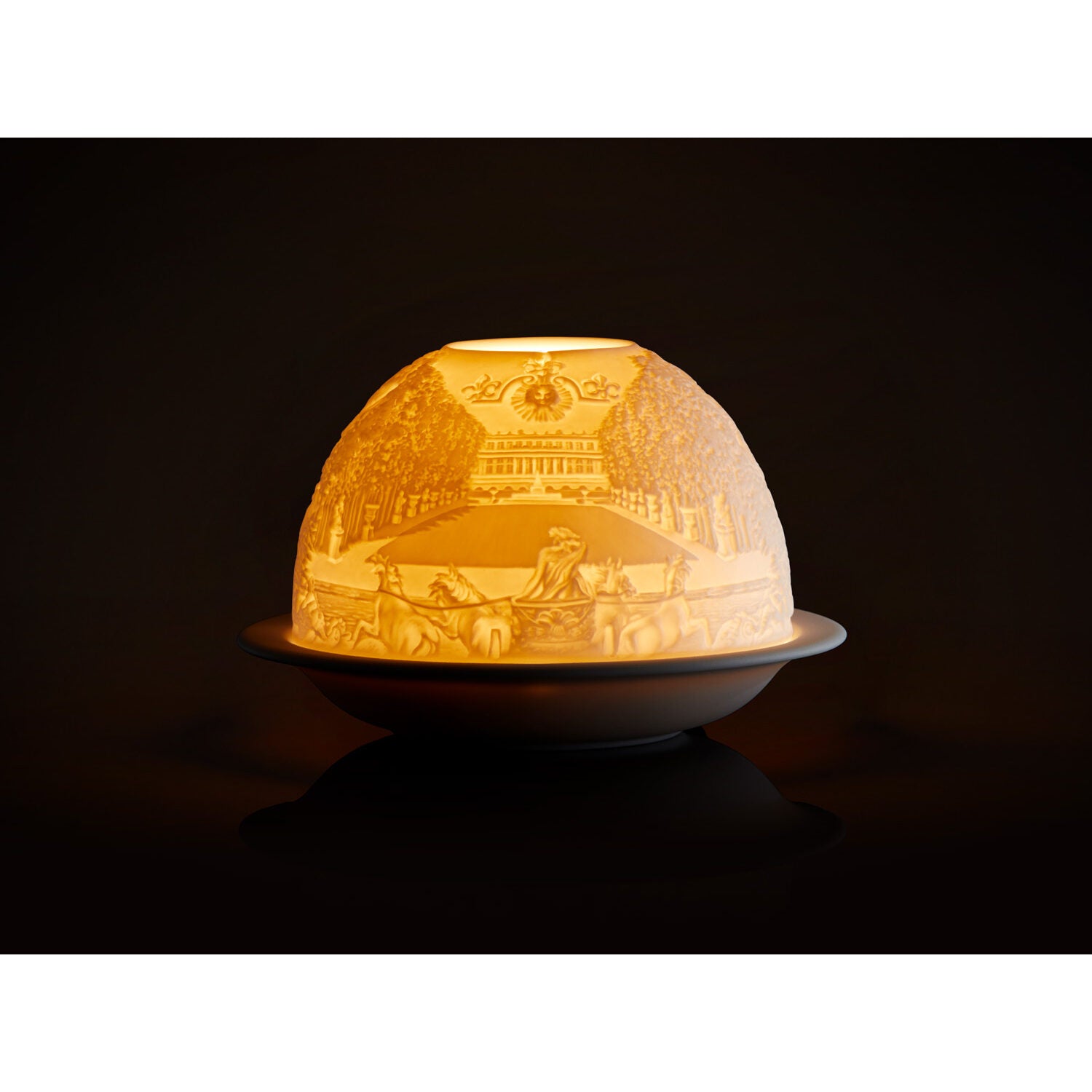 Bernardaud Versailles Led, Limoges porcelain, LED Votivelights collection, detail view