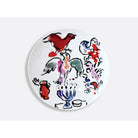 Bernardaud Gift box set of 6 assorted dinner plates 10.6" (serie 1), Limoges porcelain, Les Vitraux D'Hadassah - Marc Chagall collection, detail view