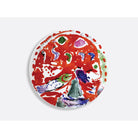 Bernardaud Gift box set of 6 assorted salad plates 8.3" (serie 2), Limoges porcelain, Les Vitraux D'Hadassah - Marc Chagall collection, detail view