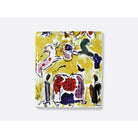 Bernardaud "Lévi" rectangular tray 10.4" x 9.3", Limoges porcelain, Les Vitraux D'Hadassah - Marc Chagall collection, on a white background