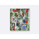 Bernardaud Matzah plate 10.6" x 9", Limoges porcelain, Les Vitraux D'Hadassah - Marc Chagall collection, on a white background