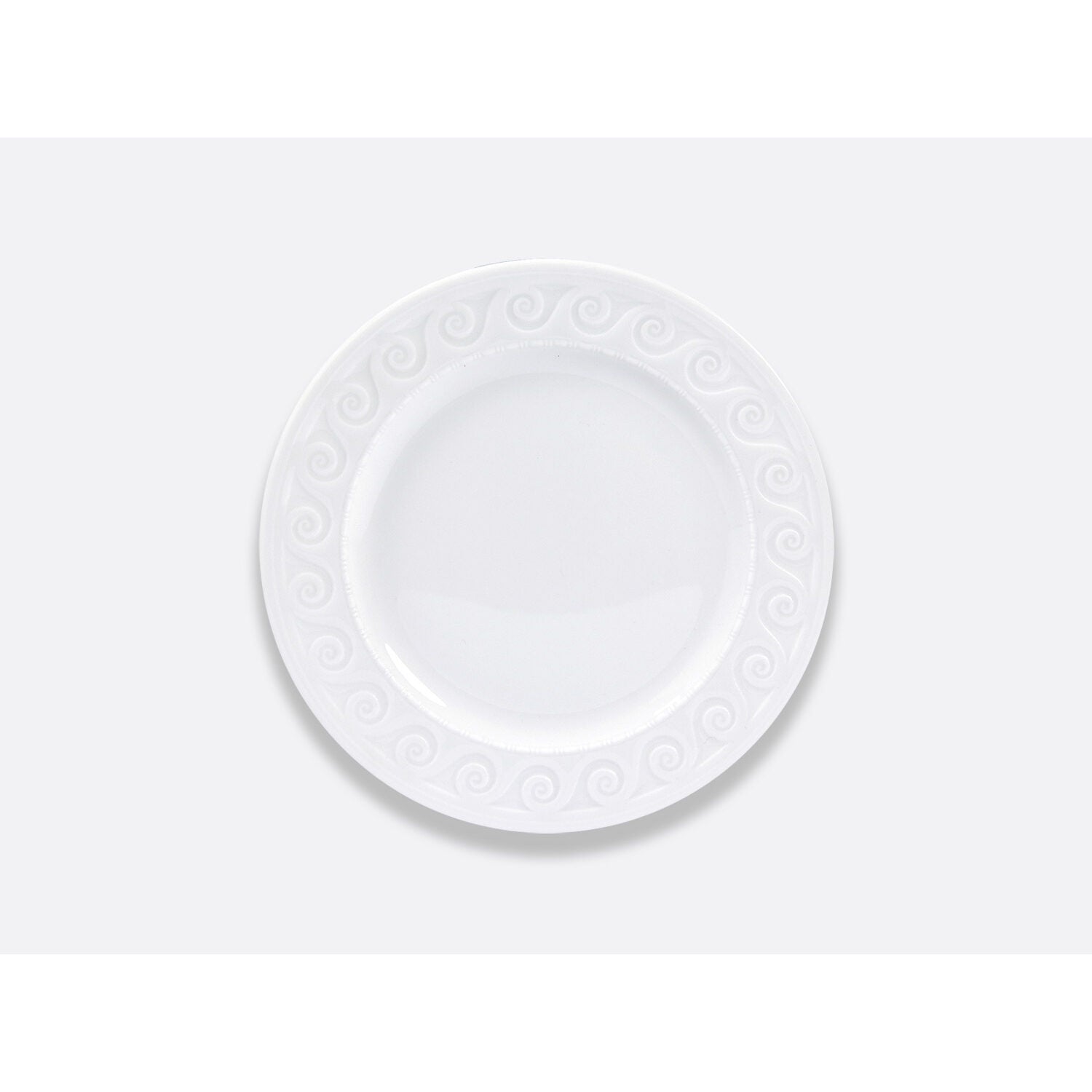 Bernardaud Dessert plate 7.5", Limoges porcelain, Louvre collection, on a white background