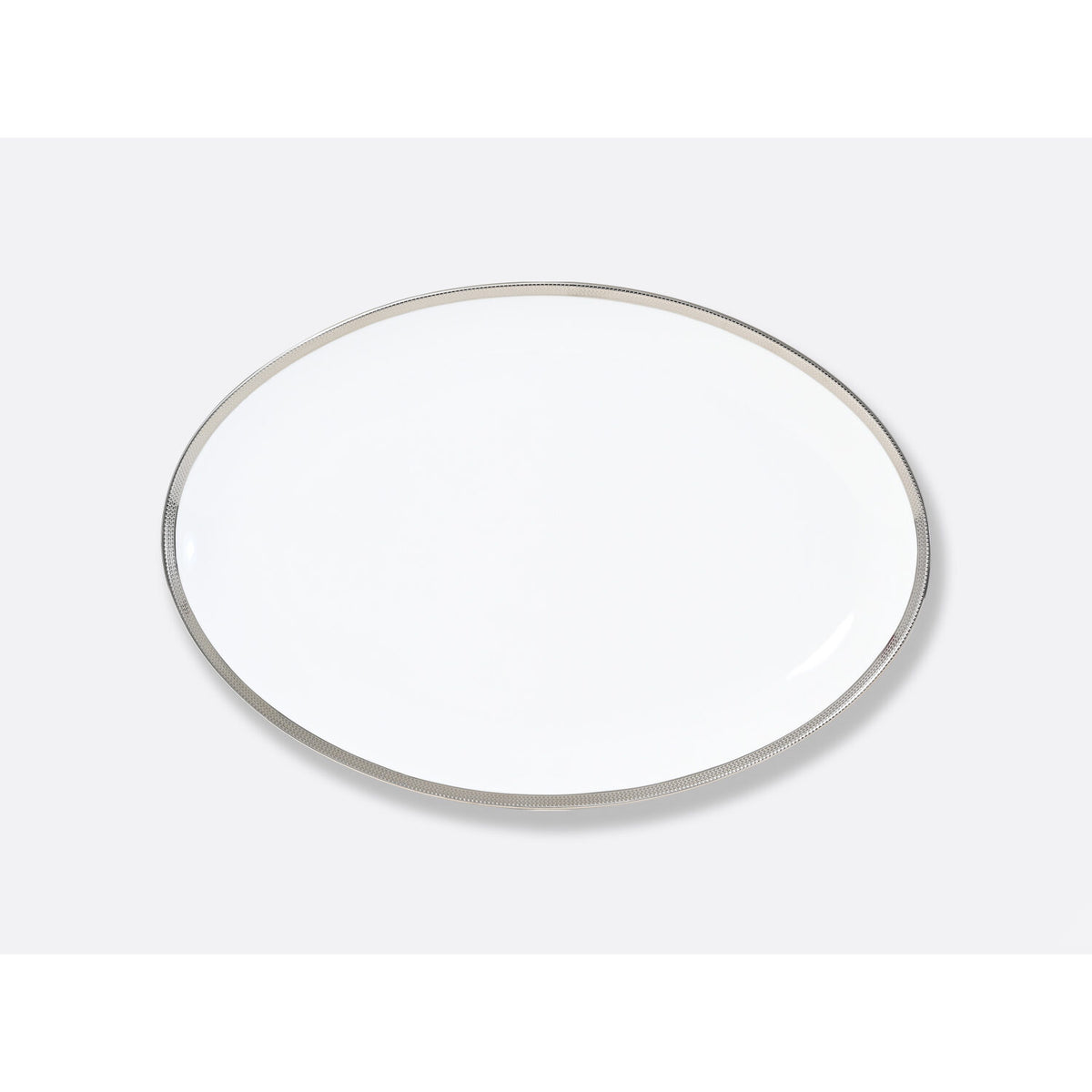 Bernardaud Maille Platine Oval Platter 15"