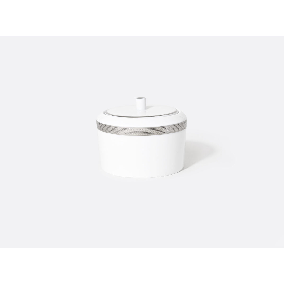 Bernardaud Maille Platine Sugar Bowl 6.8 oz