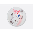 Bernardaud Gift box set of 6 dinner plates 10.5", Limoges porcelain, Marc Chagall collection, detail view
