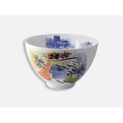 Bernardaud Salad bowl "Le ciel bleu" 10.5", Limoges porcelain, Marc Chagall collection, on a white background