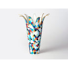 Bernardaud Vase H. 14.6", Limoges porcelain, Marco Mencacci collection, on a white background