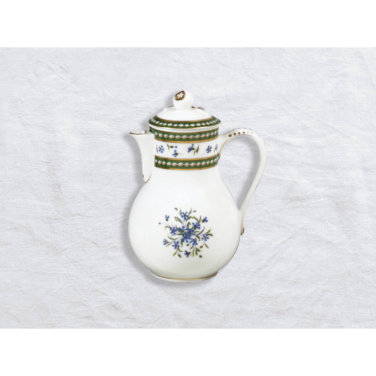 Bernardaud Creamer 8 oz, Limoges porcelain, Marie-Antoinette collection, on a white background