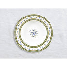 Bernardaud Rim soup 9", Limoges porcelain, Marie-Antoinette collection, on a white background
