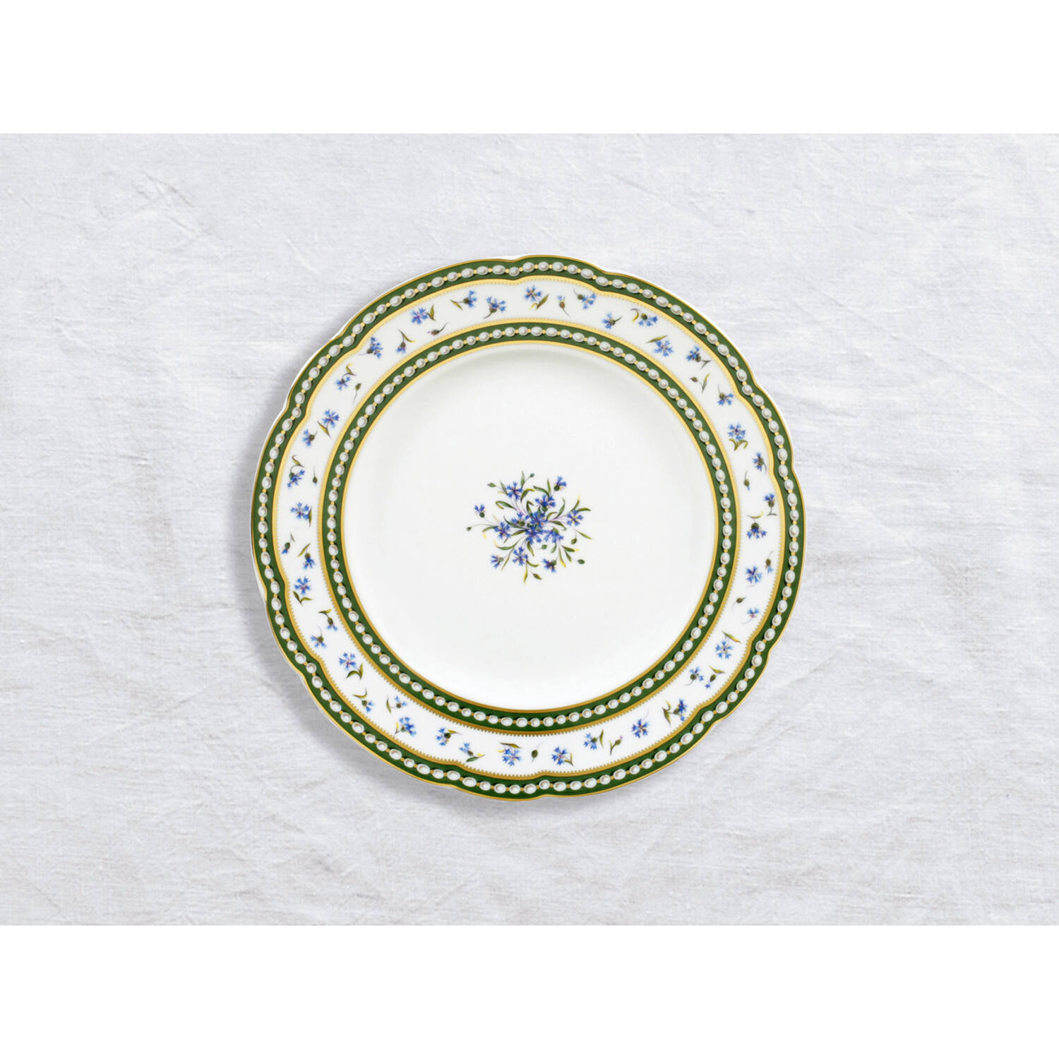 Bernardaud Salad plate 8.5", Limoges porcelain, Marie-Antoinette collection, on a white background
