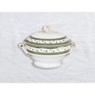 Bernardaud Soup tureen 74.5 oz, Limoges porcelain, Marie-Antoinette collection, on a white background