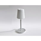 Bernardaud Lamp D. 6.7" H. 16.1", Limoges porcelain, Marnie - Adam D. Tihany collection, on a white background