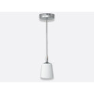 Bernardaud Pendant light large(D.6.7" H. 10.6"), Limoges porcelain, Marnie - Adam D. Tihany collection, on a white background