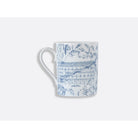 Bernardaud Mug Blue 10 oz Tout Paris in Blue, Limoges porcelain, detail view