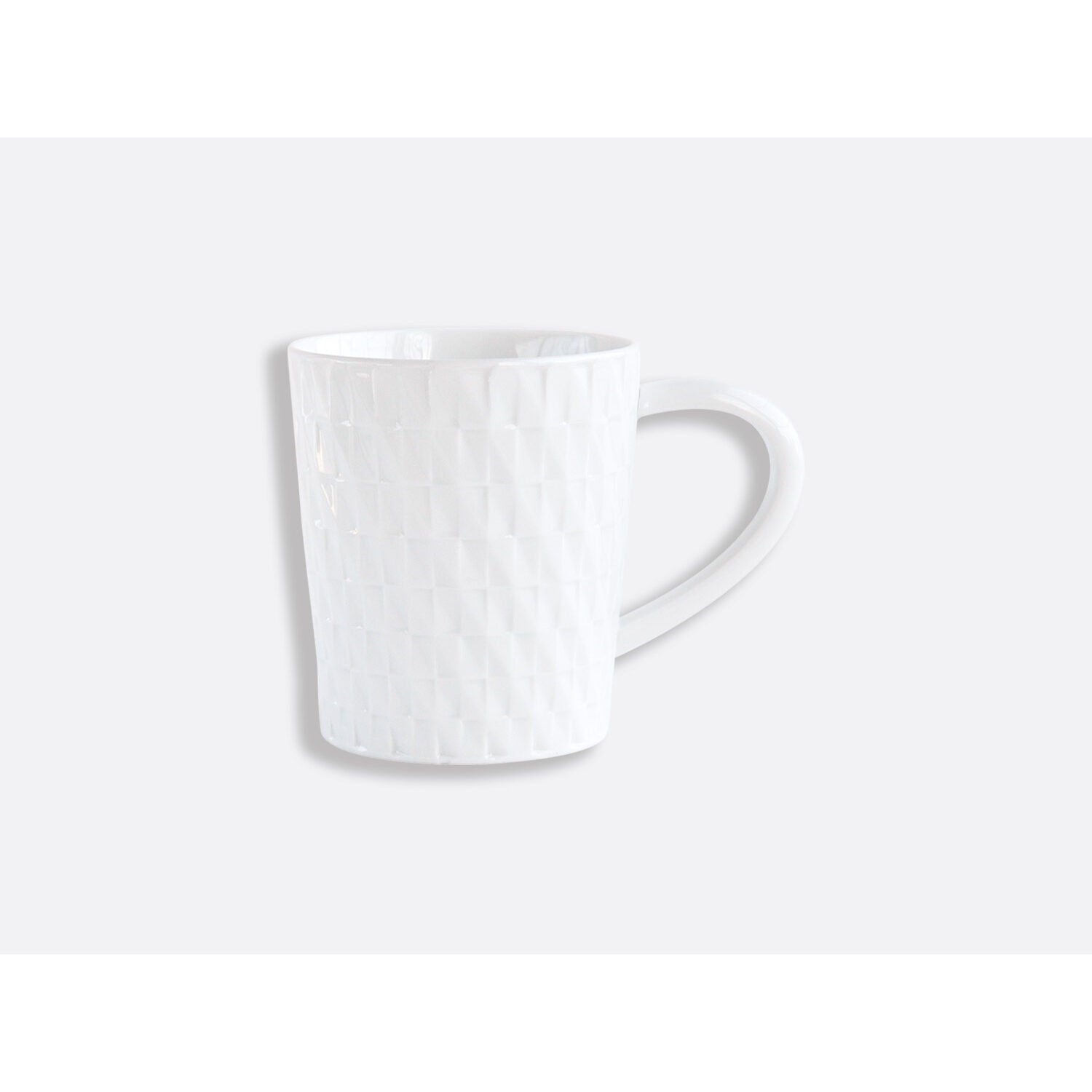 Bernardaud Mug 10 oz Twist, Limoges porcelain, on a white background