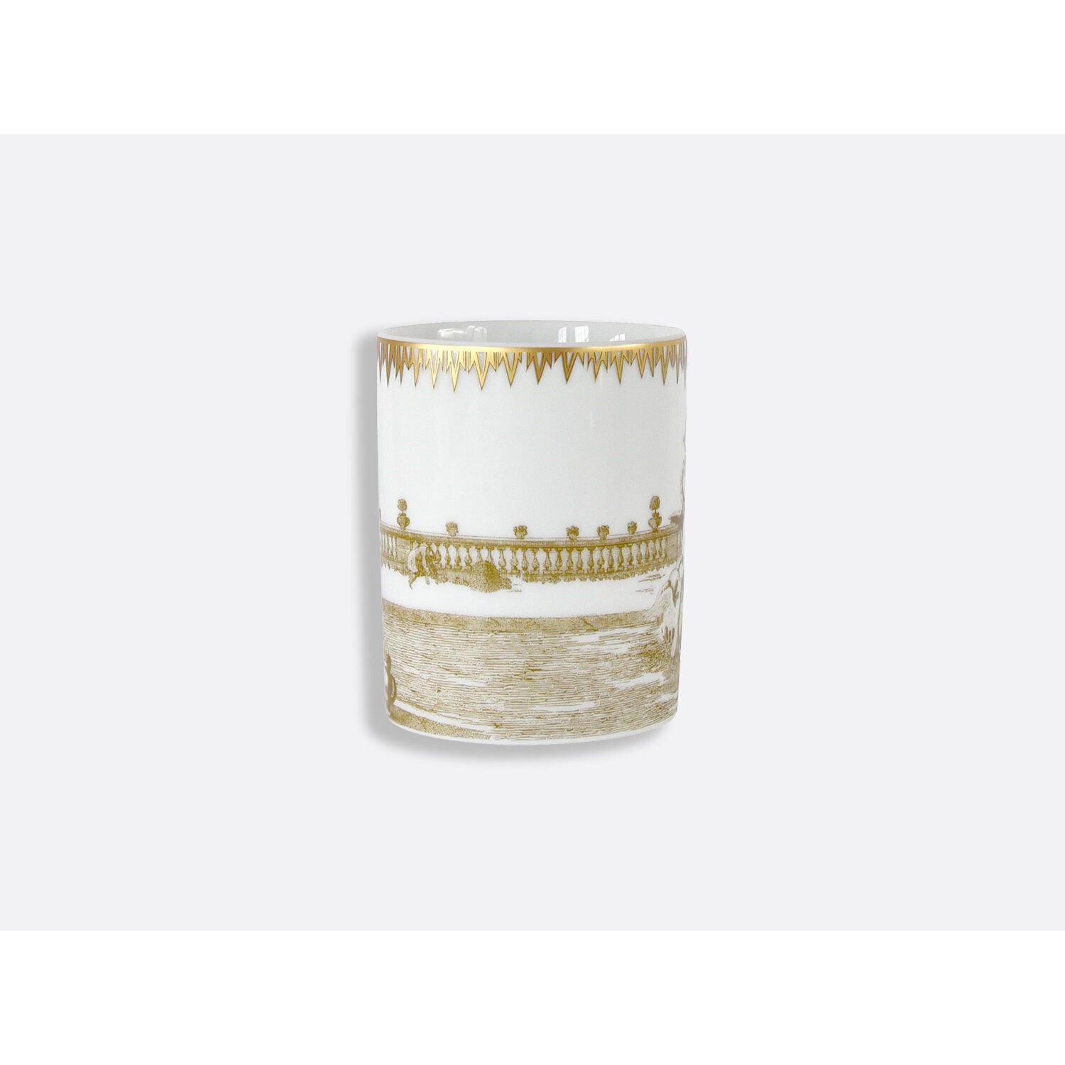 Bernardaud Mug 8.5 oz Versailles Enchanté, Limoges porcelain, detail view