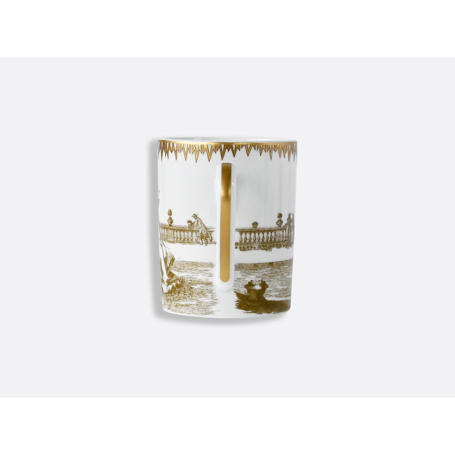 Bernardaud Mug 8.5 oz Versailles Enchanté, Limoges porcelain, detail view