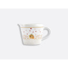Bernardaud Creamer 8.5 oz, Limoges porcelain, Noël collection, on a white background
