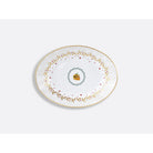 Bernardaud Relish dish 9" x 5", Limoges porcelain, Noël collection, on a white background