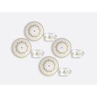 Bernardaud Tea cup and saucer gift box - 4.6 Oz, Limoges porcelain, Noël collection, detail view