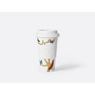 Bernardaud Nomad mug 16 oz Aux Oiseaux, Limoges porcelain, Mugs collection, on a white background