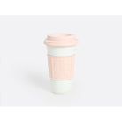 Bernardaud Nomad mug 16 oz Louvre Pink in Pink, Limoges porcelain, on a white background
