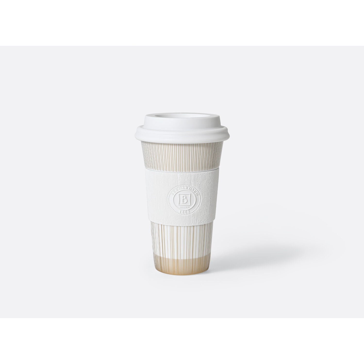Bernardaud Nomad mug 16 oz Sol, Limoges porcelain, Mugs collection, on a white background