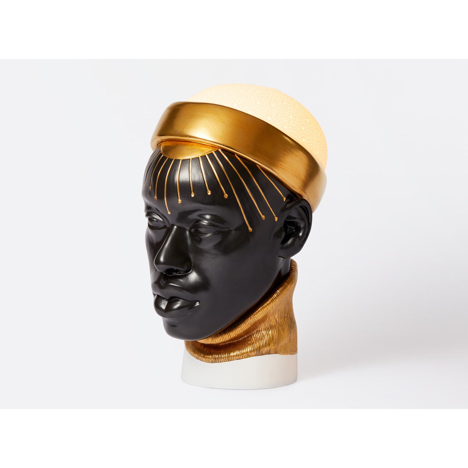 Bernardaud Touki, Limoges porcelain, Omar Victor Diop collection, detail view