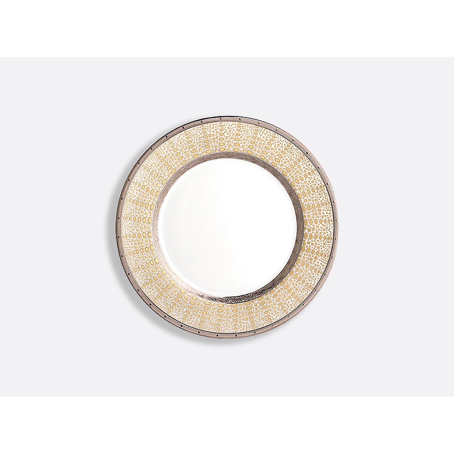 Bernardaud Bread and butter plate 6.3", Limoges porcelain, OR D'azur collection, on a white background
