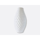 Bernardaud Organic shape vase in bisque porcelain H. 11.8", Limoges porcelain, Vases collection, detail view