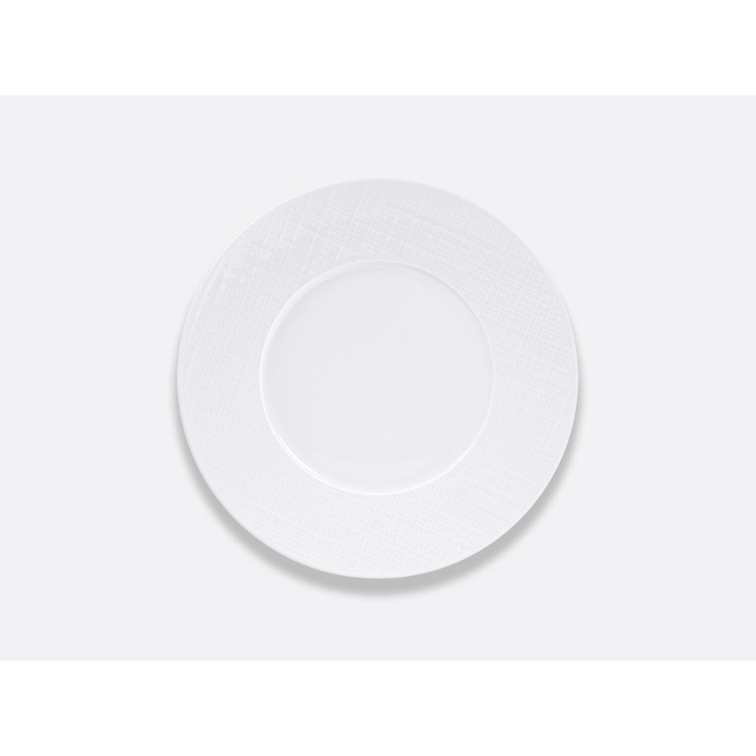 Bernardaud Plate 8.5", Limoges porcelain, Organza collection, on a white background