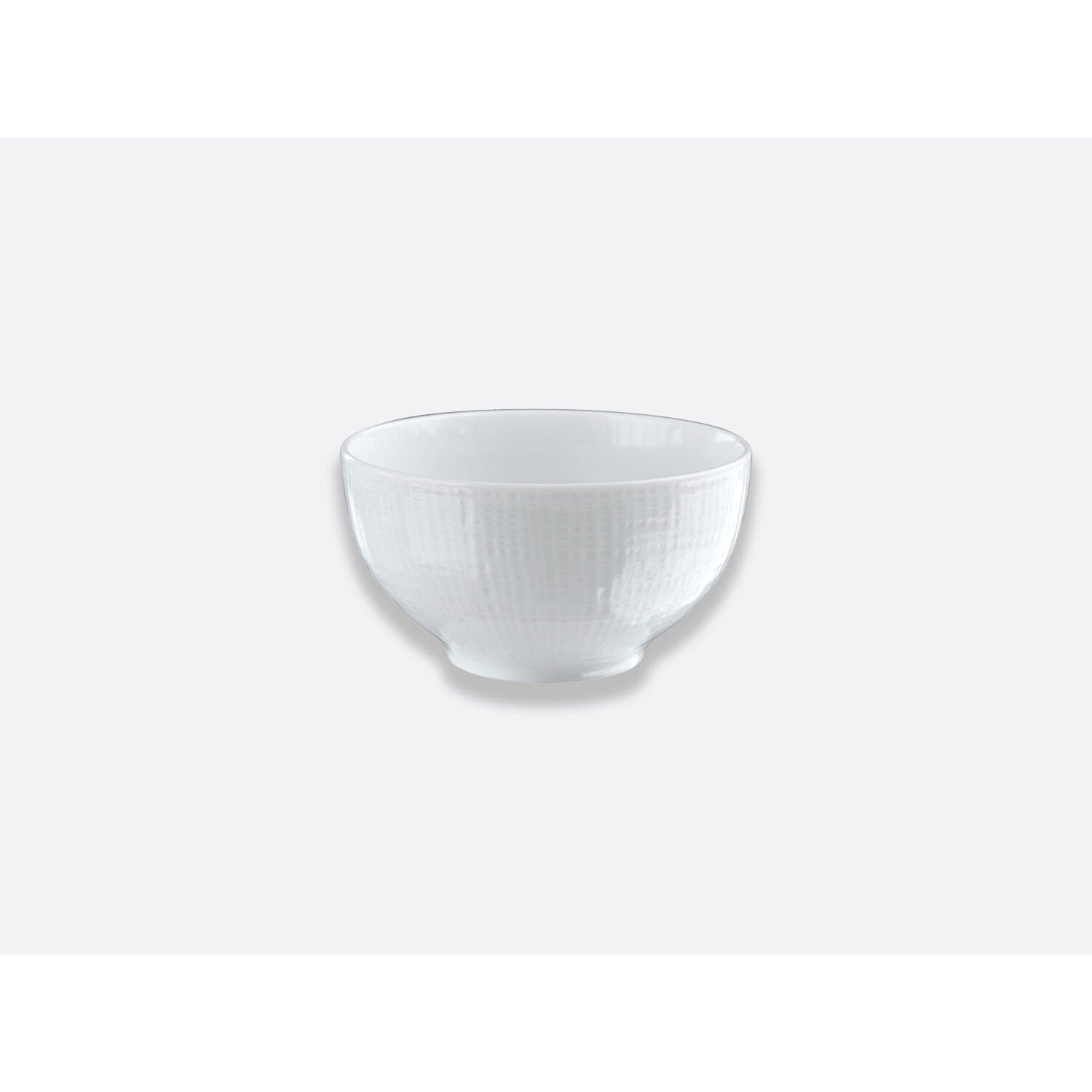 Bernardaud Rice bowl 5.5", Limoges porcelain, Organza collection, detail view