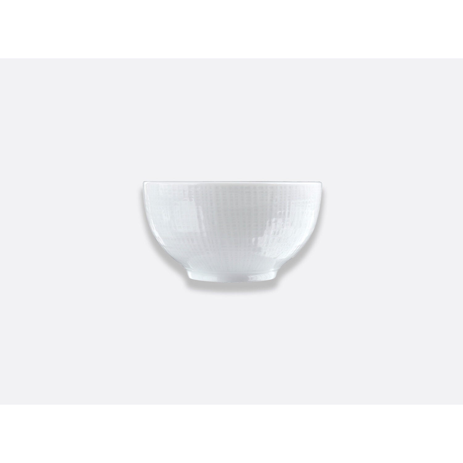 Bernardaud Rice bowl 5.5", Limoges porcelain, Organza collection, on a white background