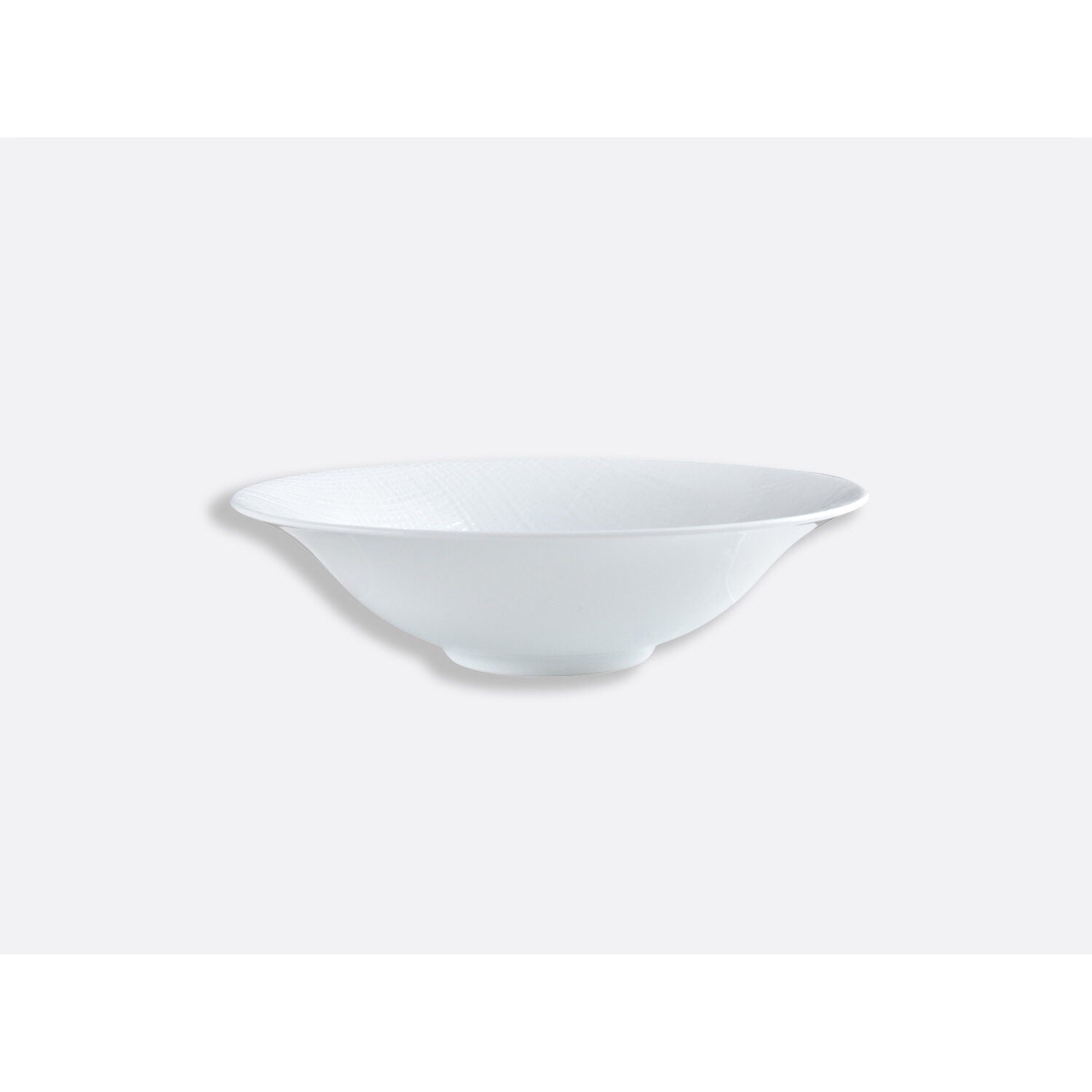 Bernardaud Salad bowl 34 oz, Limoges porcelain, Organza collection, on a white background