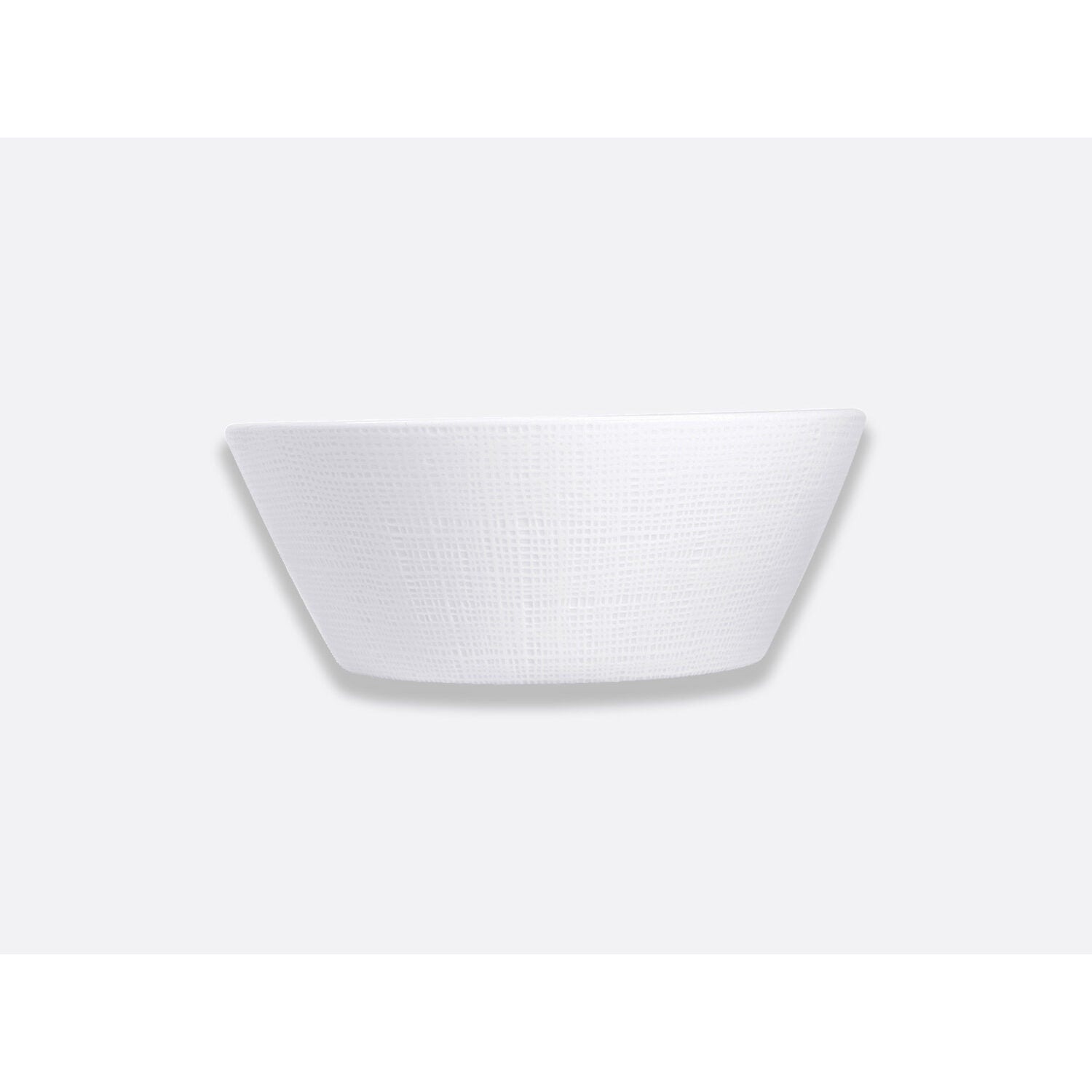 Bernardaud Salad bowl 54 oz, Limoges porcelain, Organza collection, on a white background